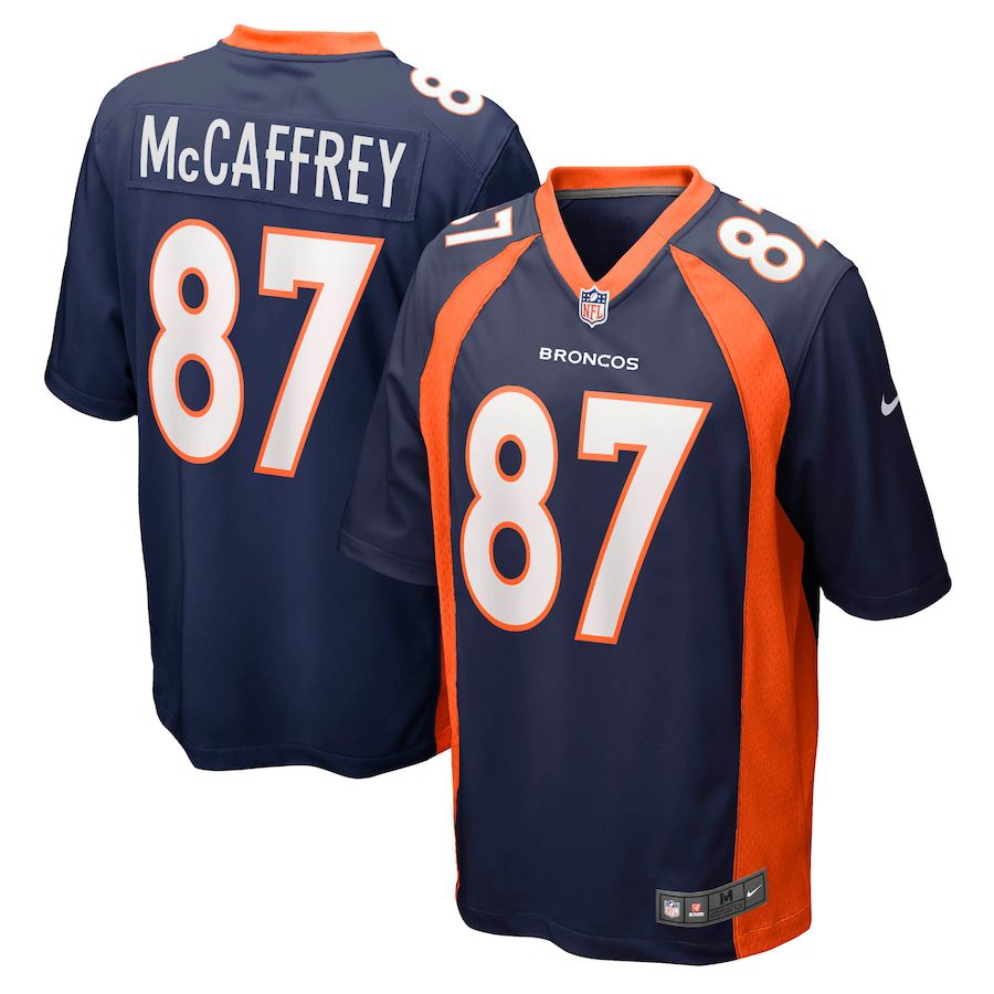 Men Denver Broncos 87 Ed McCaffrey Nike Navy Retired Player NFL Jersey